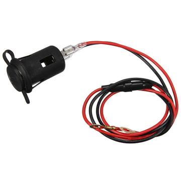 12V 24V 120W Cigarette Lighter Waterproof Power Motorcycle Boat Car Cigarette Lighter Socket Plug With Fuse & Wire