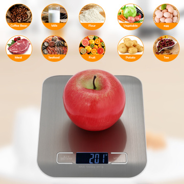 5/10kg Kitchen Scale Household Electronic Food Scales Diet Scales Measuring Tool Slim LCD Digital Electronic Weighing Scale