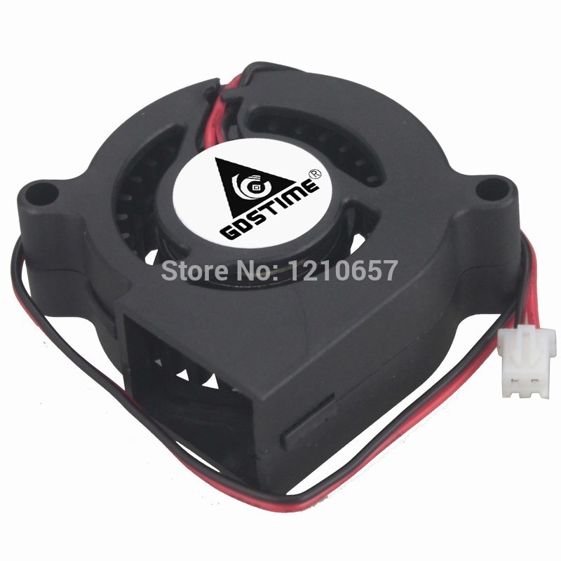 2Pcs/Lot Gdstime 5020 Blower DC 5V 12V 24V Centrifugal Turbine Fan 50mm x 20mm 5cm 2Pin Cooling Cooler