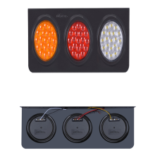 High display LED trailer tail light