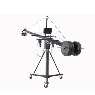 Jimmy jib camera crane 154mm triangle jib body with 2 axis loading capacity 16kg remote head