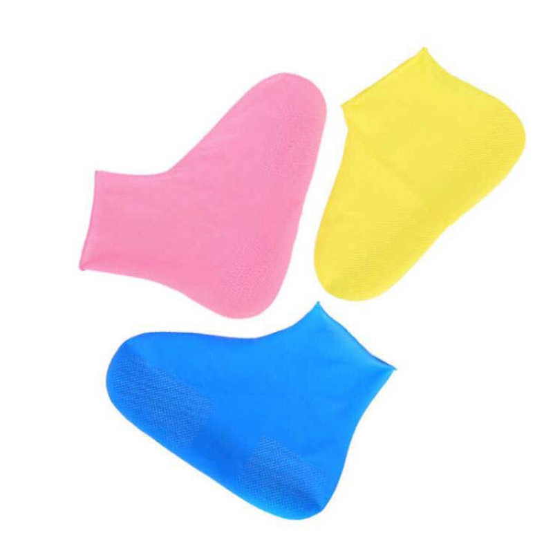 Waterproof Shoe Covers Fashion Rain Boots Women Outdoor Non-Slip Silicone Shoe Covers Man Reusable Rubber Boots Cover