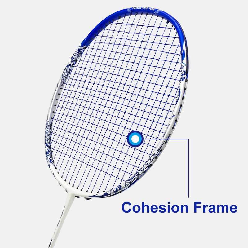 ESPER Badminton Racket Professional Carbon Fiber Lightweight High Quality Graphite Racquet 6.5mm Shaft with String Shuttlecocks