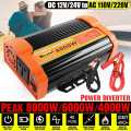 Inverter 12V 220V 8000W Peaks 3000W Auto Modified Sine Wave Voltage Transformer USB Solar Power Inverter Converter Car Charger