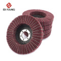 2/5/10Pcs 4.5" 115mm Nylon Fiber Flap Wheel Disc 240 Grit For Angle Grinder Dremel Accessories