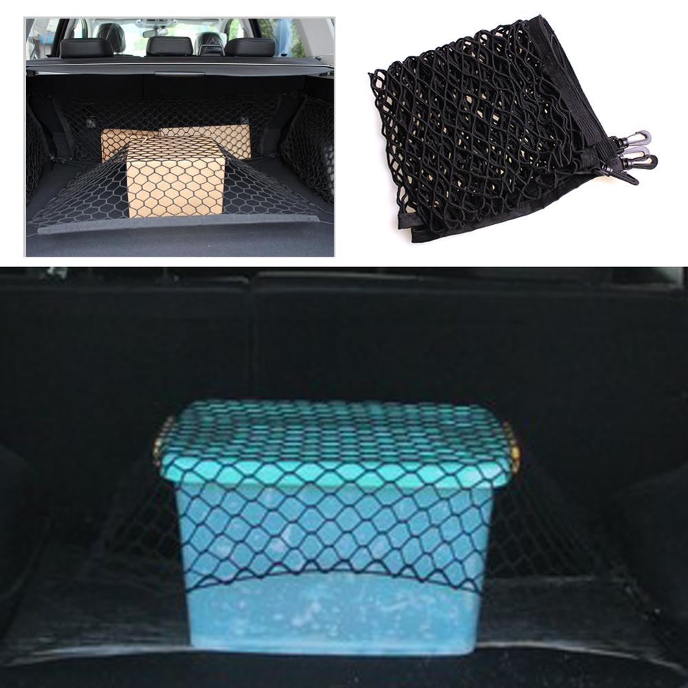 90/120*60cm Car-styling Boot String Mesh Elastic Nylon Rear Back Cargo Trunk Storage Organizer Luggage Net Holder Auto Accessory