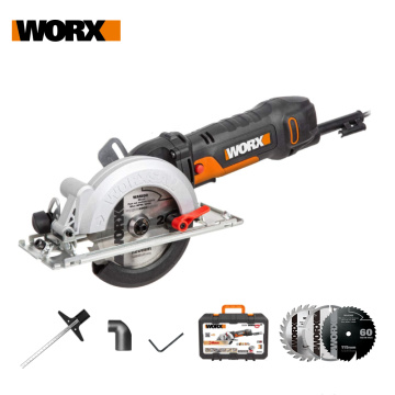 Worx 500W Electric Saw WX439 Circular Saw 120mm Compact Household Power Tools Cutting-machine Multi-function Mini Saw handheld