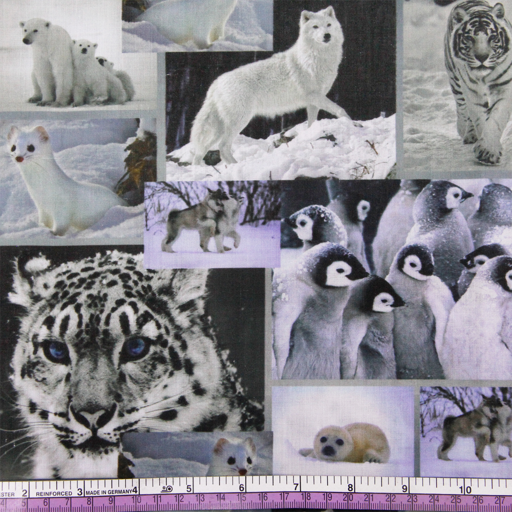 50*145cm Animal Series Printed Polyester Cotton Fabric,DIY Handmade Materials Sewing Kids Home Textile Decor,1Yc9120