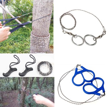 Wire Saw Stainless Steel Hand Chainsaw Emergency Survival For Travel Camping Hiking Hunting Survival Tool