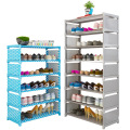 Simple Shoe Rack Home Easy Assembly Nonwoven Shoes Shelf Furniture Entryway Storage Organizer Space Saving Shoe Cabinet