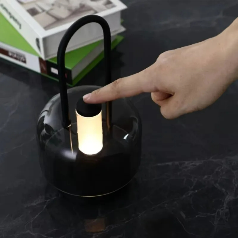 Hotel Restaurant Touch Dimming Rechargeable LED Table Lamp