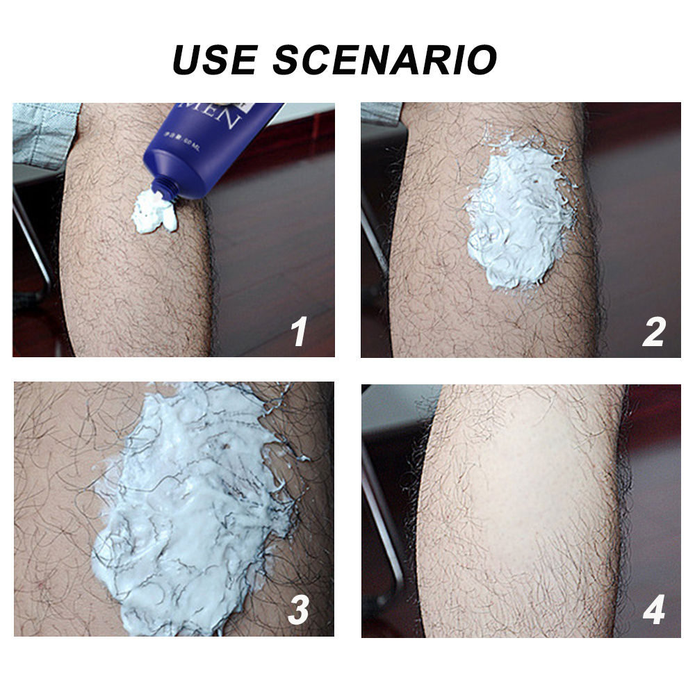 Permanent Hair Removal Cream Depilatory Paste for Body Pubic Armpit For Men