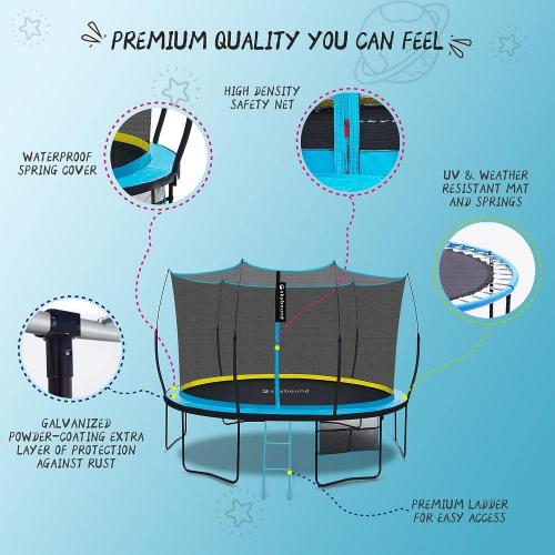 Best SkyBound 14FT Trampoline with Enclosure Manufacturer SkyBound 14FT Trampoline with Enclosure from China