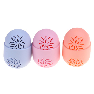 Makeup Accessories 1PC Makeup Sponge Holders Puff Storage Box Silicone Breathable Cosmetic Sponge Drying Case Puff Holder