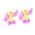 1Pair/2Pcs Roller Skate Fancy Doll Shoes Toys for Girls Decorative Play House Doll Accessories 3cm Kids Toy Roller