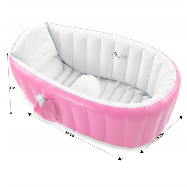 Amazon Hot Sale Portable Baby Pvc Spa Bathtub 6