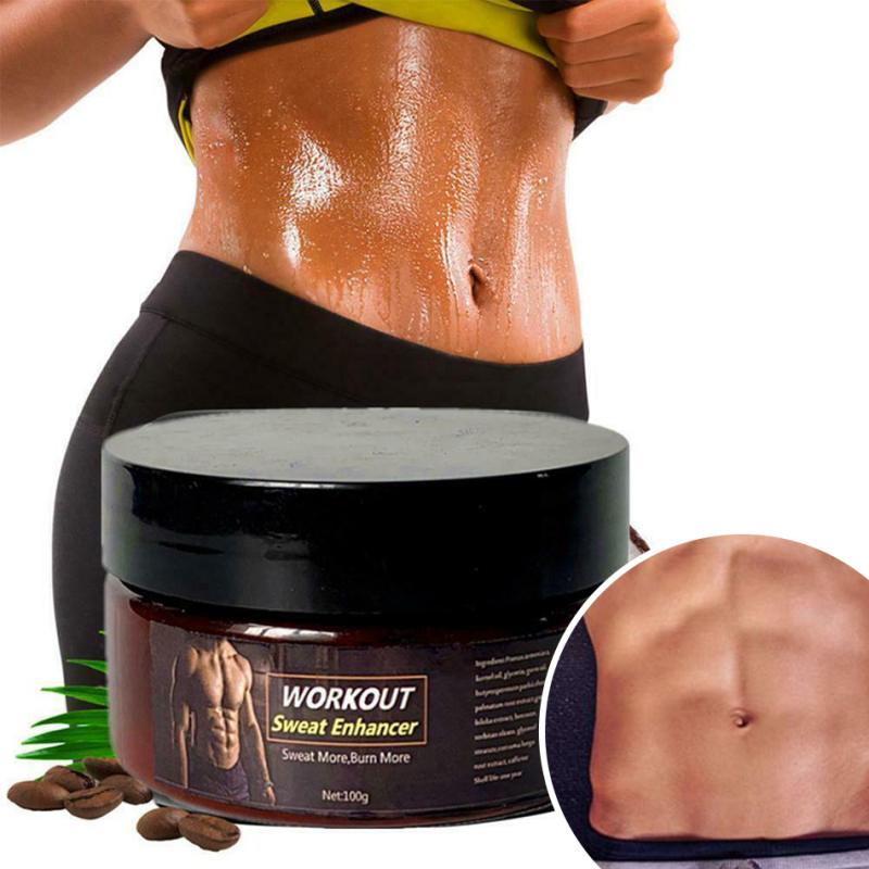 Men Workout Sweat Enhancer Slimming Abdomen Muscle Building Fast Fat Burning Anti Cellulite Body Slimming Cream 60ml/100ml