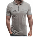 Summer Alpine Star short Sleeve Polo Men Turn-over Collar Fashion Casual Slim Breathable Alpinestar Business Men's Polo Shirt