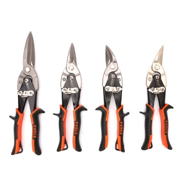 New quality Cutting Scissors Hand Tool Straight Curved Aviation Tin Snip Sheet Metal Shear