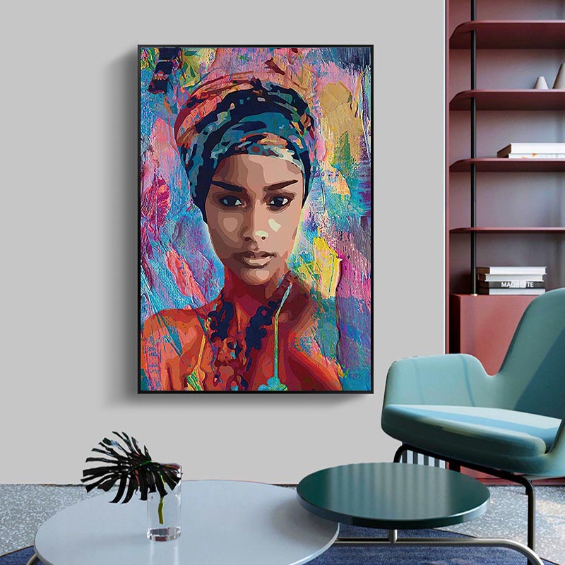Street art graffiti Abstract Portrait Wall Art Canvas Painting Posters and Prints Wall Art Pictures for Living Room Home Decor