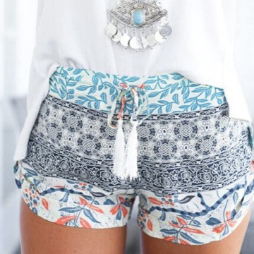 2020 New Fashion Women Sexy Hot Pants Summer Casual Shorts High Waist Short Pants Daily Wear Printed Casual Home Ee Shipping