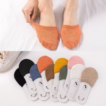 2019 Women Simple Solid Sock Slippers Half Grip Foot Toe Socks Summer Thin Invisible Socks Feet Women's Fashion Socking female