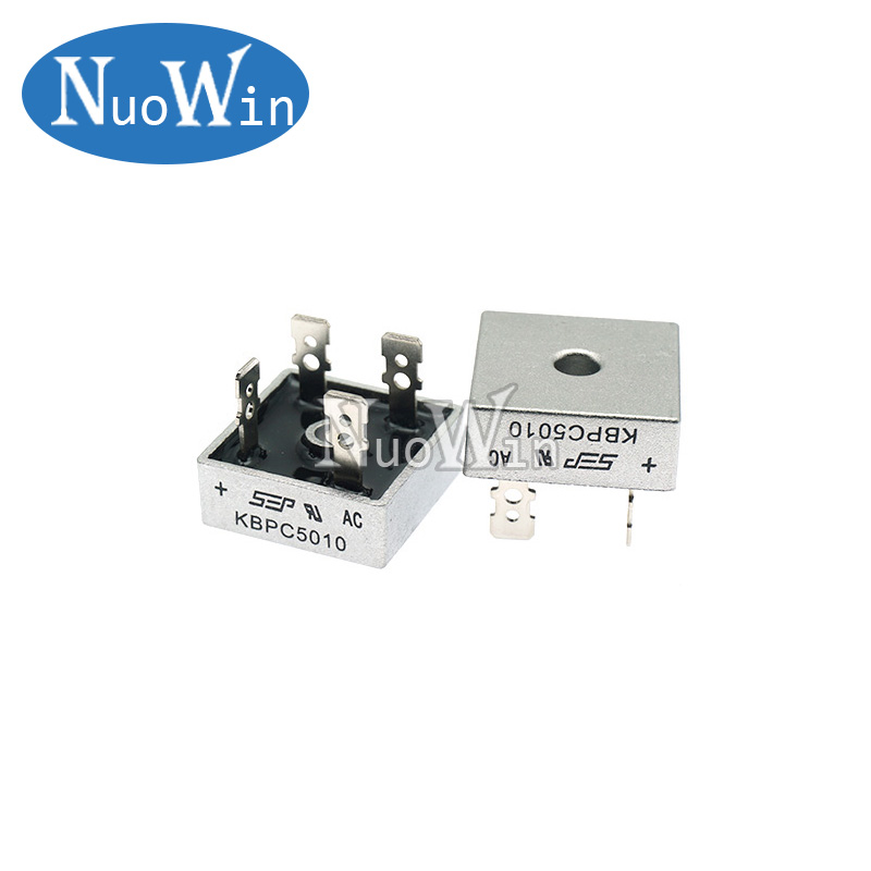 2PCS KBPC5010 diode bridge rectifier diode 50A 1000V KBPC 5010 power rectifier diode electronics components