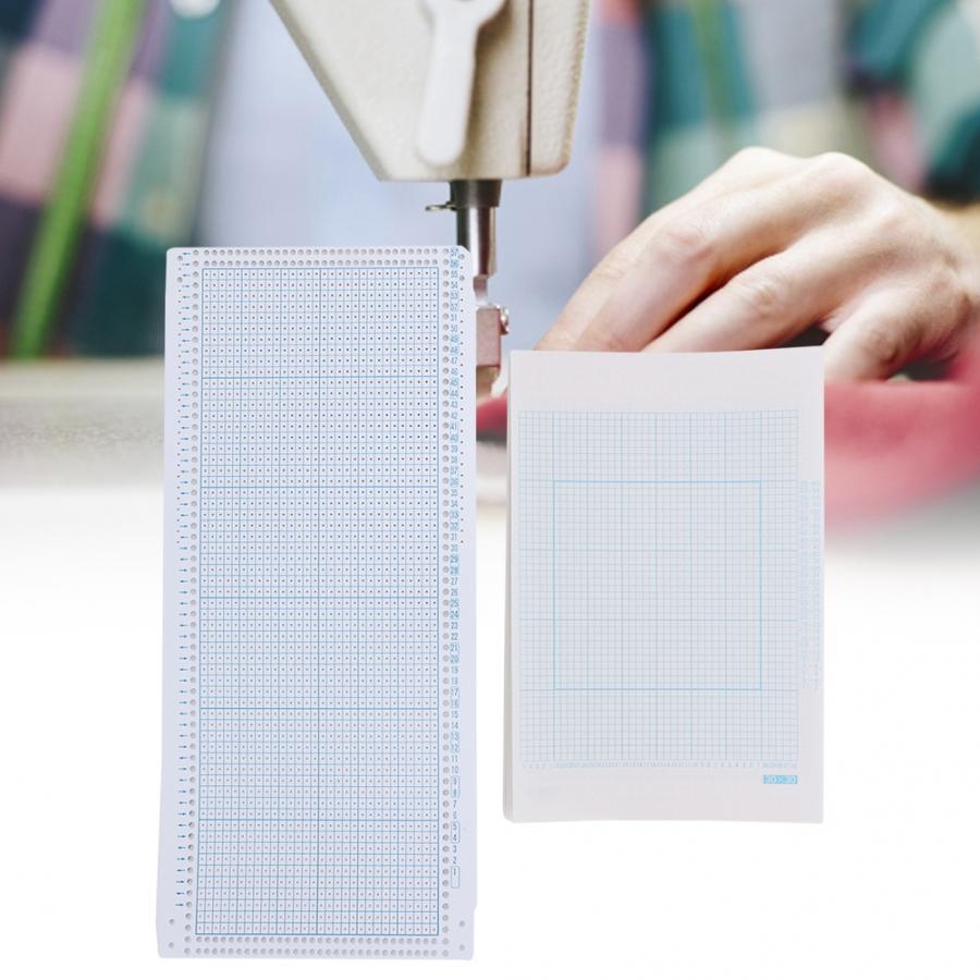 10 Pcs Stitches Punch Card Grid Paper Nylon Knitting Machine Accessory
