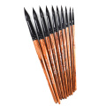Squirrel Hair Pointed Painting Brush Set Professional Artistic Watercolor Brushes for Gouache Wash Mop Students Art Supplies
