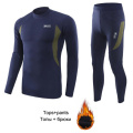 Winter Warm Men's Quick-Drying Underwear Long Johns Fleece Men's Thermal Underwear Sport Suit Thermal Pants Thermal Shirt S-4XL
