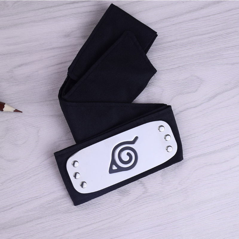 Naruto Kakashi Konoha Headband Cosplay Costumes Accessories Itachi Akatsuki Armband Toys Props Anime Party Halloween Gift