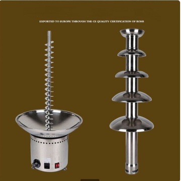 5 Tier Commercial Chocolate Fountain Fondue Stainless Steel Christmas Wedding Event Party Supplies Commercial lease ANT-8086