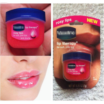 4PCS New Lip Makeup Care Vaseline Lip Therapy Petroleum Jelly Lip Balm Original Cocoa Brulee 7g 0.25 Oz