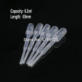 100pcs lab 0.2ml 0.5ml 1ml 2ml 3ml plastic transfering dropper pasteur pipette for school experiment beauty care DIY