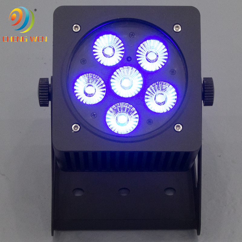 6pcs Waterproof Battery Par Light