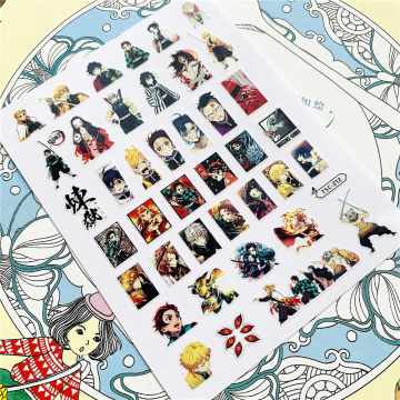 TSC-212 TSC-213 Cartoon anime character 3D Back glue Nail Art Stickers Decals Sliders Nail ornament decoration