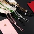 Crystal beaded Mobile Phone Straps Lanyard for Keys Bling Hanging Portable Rope for IPhone for Samsung Neck Straps Phone Charm