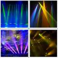 Mising 30W RGBW LED Lighting Pinspot Beam Spotlight Professional DJ DISCO Party KTV Backlight Light 100-240V 4 Plug