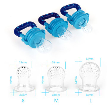 Children baby silicone pacifier baby pacifier child baby fruit feeder nipple bottle baby food supplement