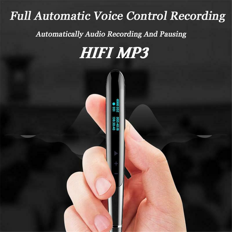 8GB LED Display Digital Recorder Pen Voice Control Recording Digital Audio Sound Voice Recorder Pen MP3 Player Audio Recorder