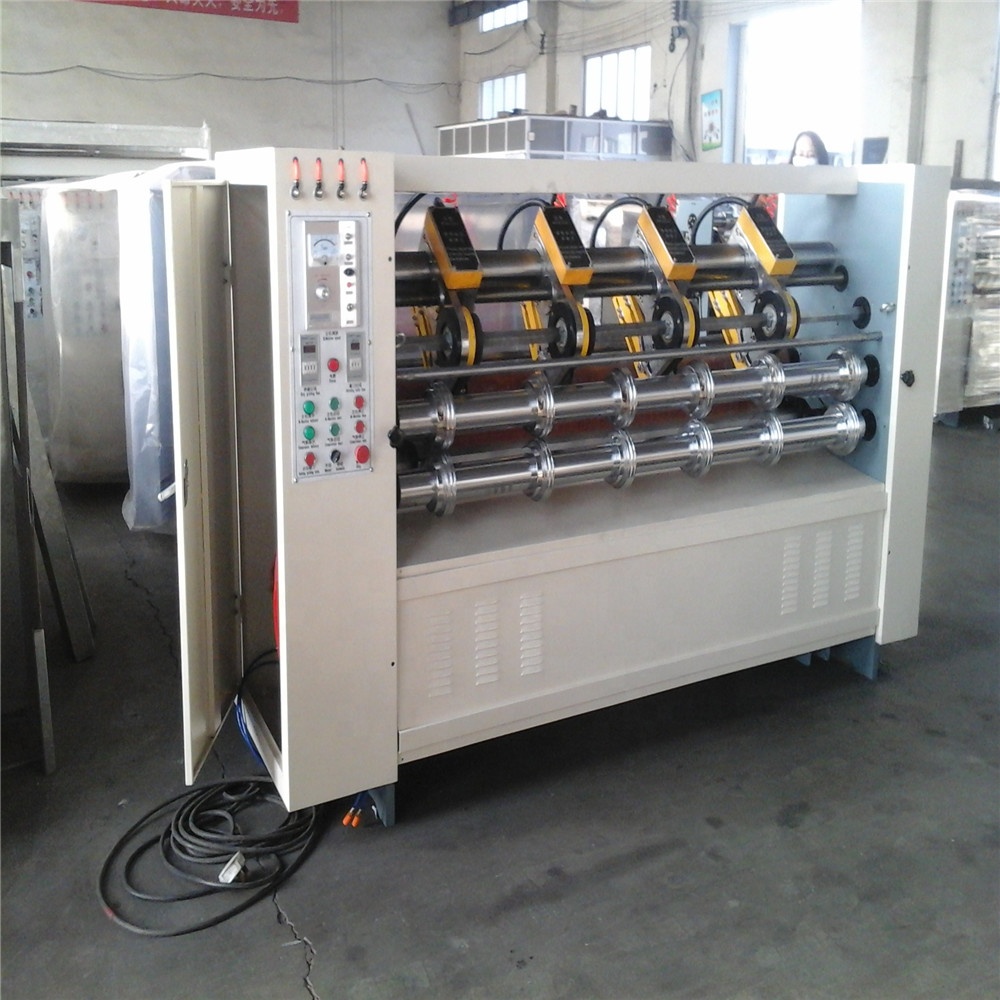 Automatic corrugated box making thin blade slitter scorer machine2