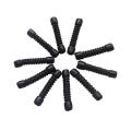 10pcs 45mm M6 Rubber Dust Cover Cap for Motorcycle Brake Cable Inner Diameter 6mm
