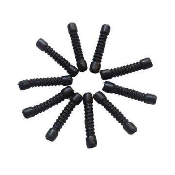 10pcs 45mm M6 Rubber Dust Cover Cap for Motorcycle Brake Cable Inner Diameter 6mm