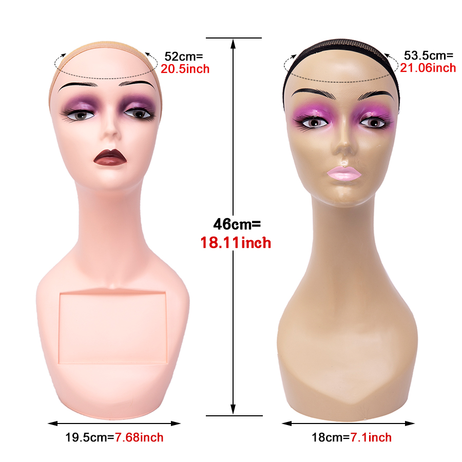 Famale Mannequin Head 15