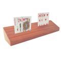 Wooden Playing Cards Holder Poker Cards Organizer Stand Indoor Playing Card Stand For Cards Display Kid Seniors Card Board Game