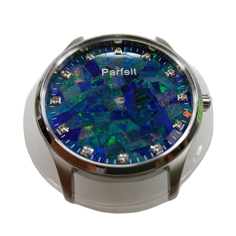 Natural stone luxury watch dial