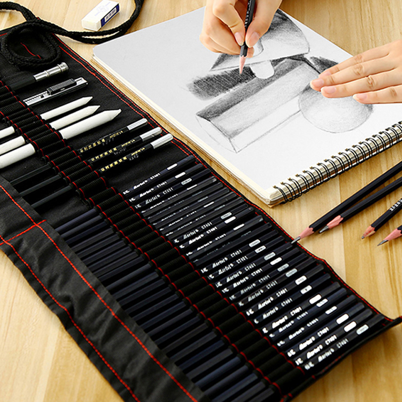 Marie's Sketch Pencil Set Sketch Pen Drawing Pencil Set Beginner Student Professional Full Set of Sketch Pen Art Supplies