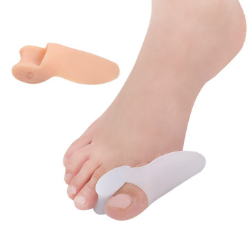 2pcs=1pair Silicone Thumb Bunion Big Toe Separator Spreader Causes Foot Pain Foot Hallux Valgus Corrector Cushion Concealer