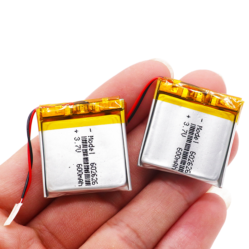 600mAH 602525 602626 PLIB polymer lithium ion / Li-ion battery for SMART WATCH GPS