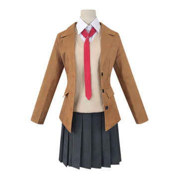 Sakurajima Mai Cosplay Costume Seishun Buta Yarou wa Bunny Girl Senpai no Yume wo Minai Full Set Women School Uniform